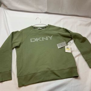 DKNY Sage Green Sweatshirt Size Medium